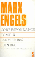 Correspondance Marx Engels (1869-1870)